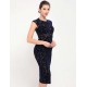 Dark Blue Elegant Bodycon Fashion Slim Dress