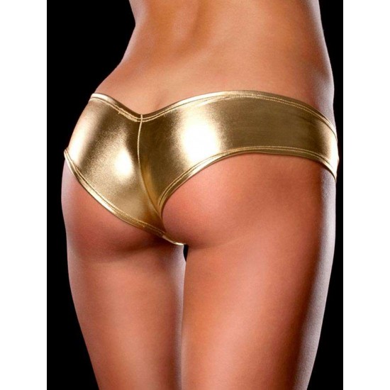 Plus size metallic shorts