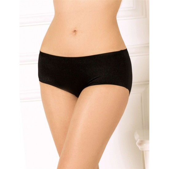 Black Plus Size Flash Silky Soft Sexy Panty