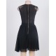 Retro Black Sequin Dress With A Zipper Back