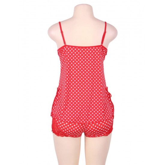 Sweet Sexy Red Polka Dots Babydoll