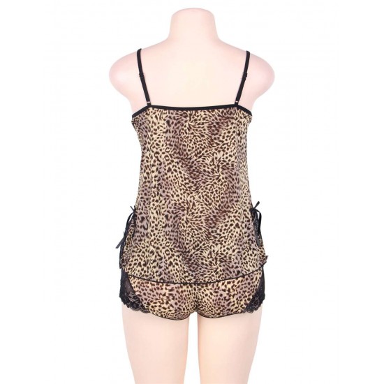 Wild Leopard print sexy babydoll