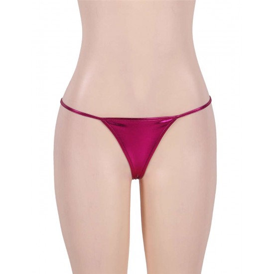 Rosy Exotic Micro Shiny G String Thongs