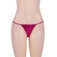 Plus Size Rosy Exotic Micro Shiny G String Thongs