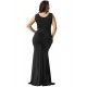 Plus Size Elegant Embroidery Party Gown