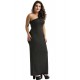 Black One Shoulder Plus Size Dress Wholesale