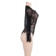 Plus Size Exquisite Lace Sleeve Teddy