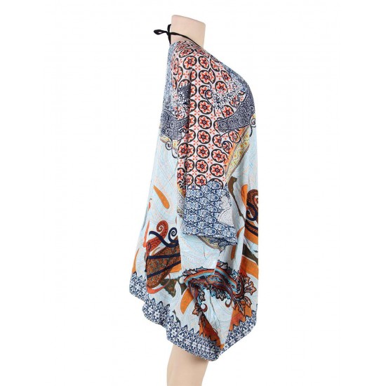 Trendy Retro Design Fashion Colorful Cover-ups