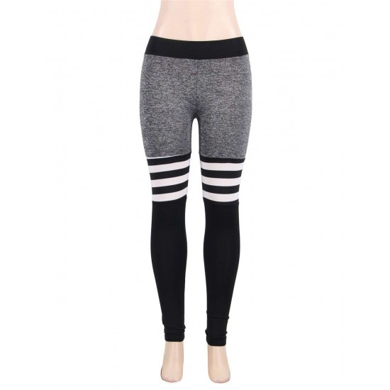 Women Yoga Pants Stripe Design