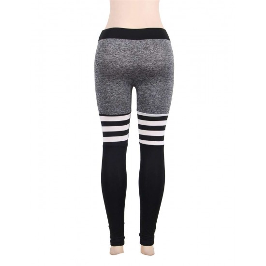 Women Yoga Pants Stripe Design