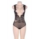 Plus Size Black Exquisite Lace Sexy Teddy