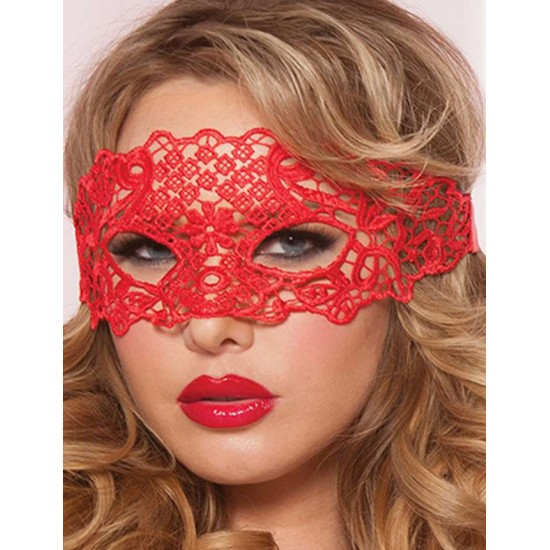 Enchanting Red Lace eye mask