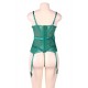 Seduction Green Lace Transparente Sexy Babydoll