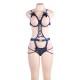 Plus Size Blue Love Affair Luxury decoration Teddy Lingerie