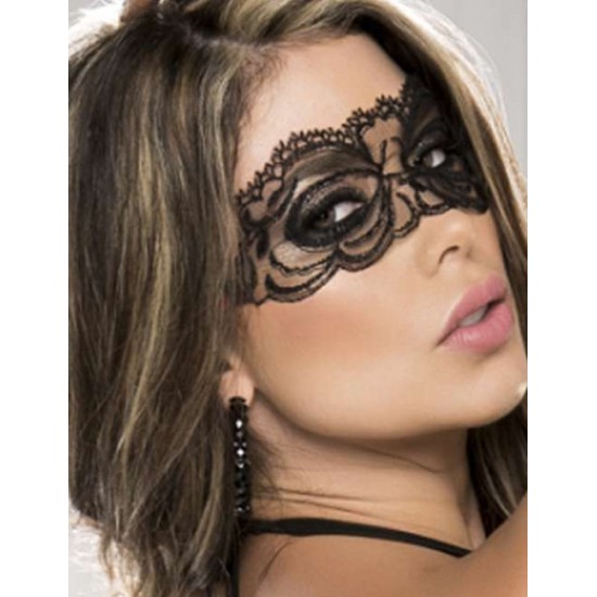 Enchanting Black Lace eye mask