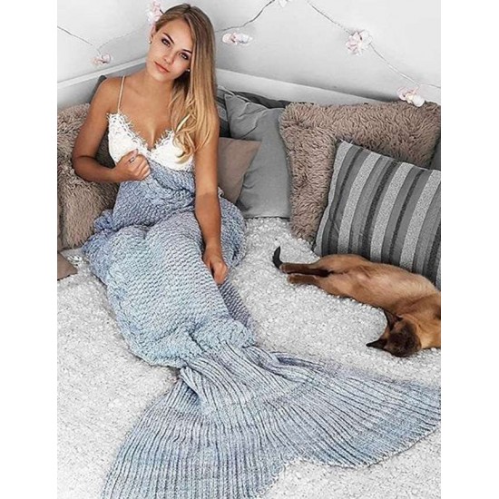 Mermaid tail blanket