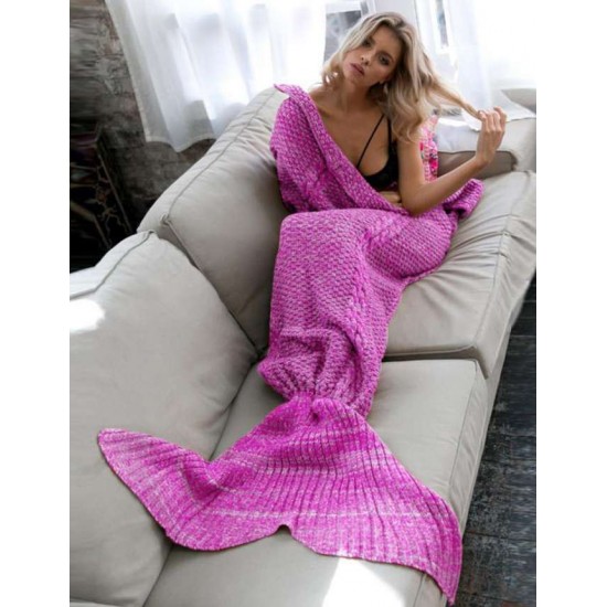 Mermaid tail blanket