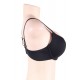 Black High quality smooth basic comfort T-shirt bra