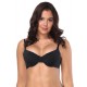 Black Smooth Seamless Push Up comfortable T-shirt bra