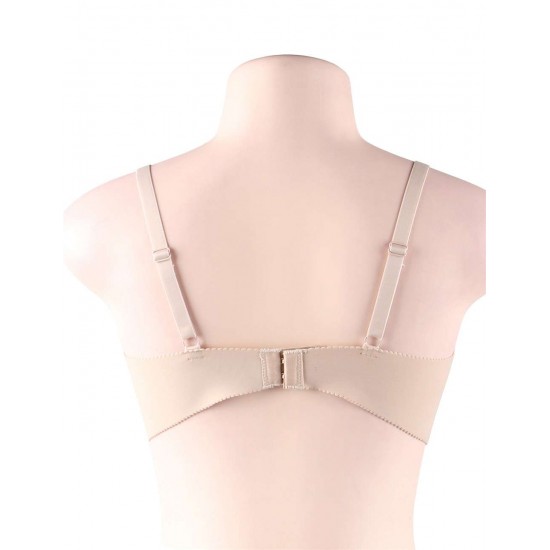 Beige Smooth Seamless Push Up comfortable T-shirt bra