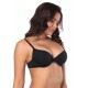 Black High quality smooth basic comfort T-shirt bra