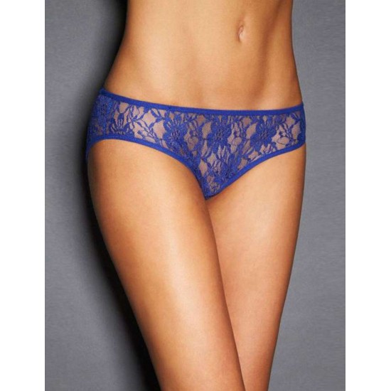 Plus SizeSexy Blue Lace Strappy Panty