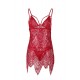 Valentine's Day Red Eyelashes Lace Elastic Band Sexy Babydoll