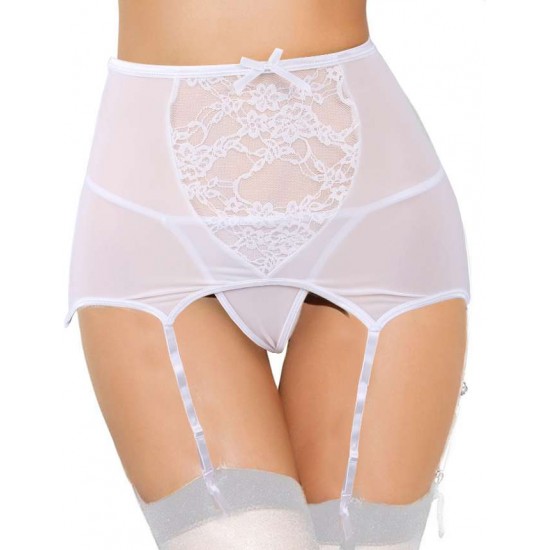 Plus Size Sexy Lace Garter Panty