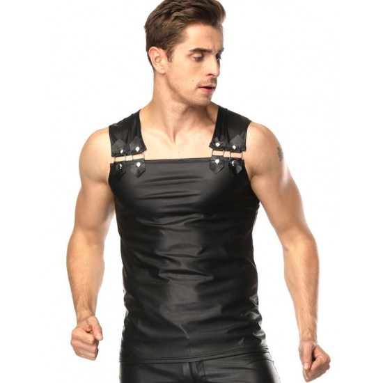 Sexy Men's Leather Vest