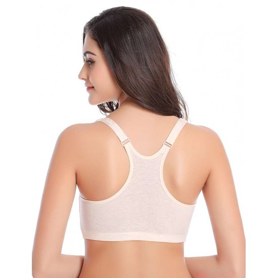 Front Opening Buckle Comfortable Breastfeeding Nursing Bra