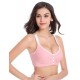 Front Opening Buckle Comfortable Breastfeeding Nursing Bra