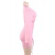 Pink Drawstring Adjustable Fashion Tight-fitting Dress