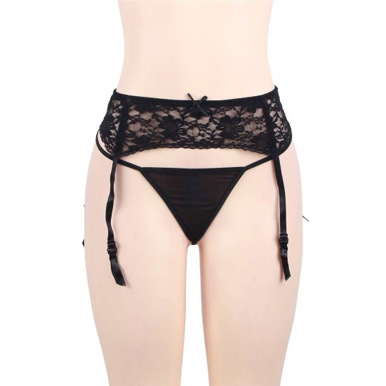 Plus size lace garter