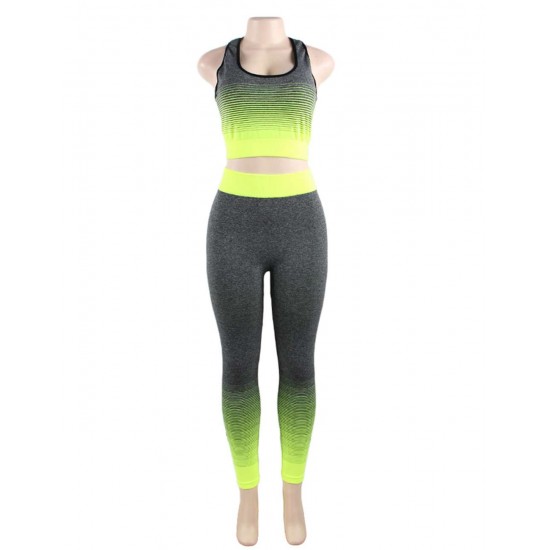 Green Gradient Fitness Sports Set