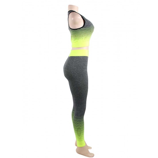 Green Gradient Fitness Sports Set