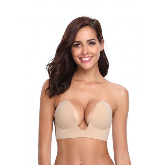 Strapless Self Adhesive Invisible Push-up Bra