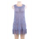 Chenille Knitted Hollow Out Beach Dress