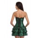 Green Lace Sexy Corset With Skirts