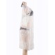 White Knitted Hollow Out Open Beach Dress 