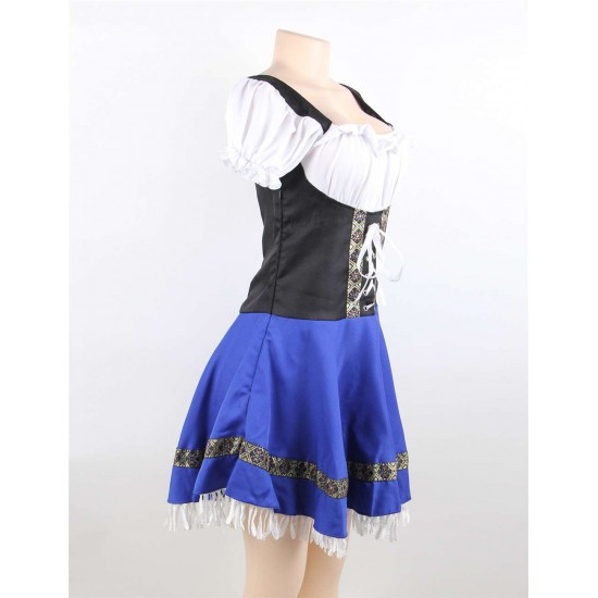 Plus Size German Beer Girl Costume Dress 