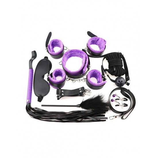 Purple Leather Bondage Adult Sexy Toys Sm Sexy Product