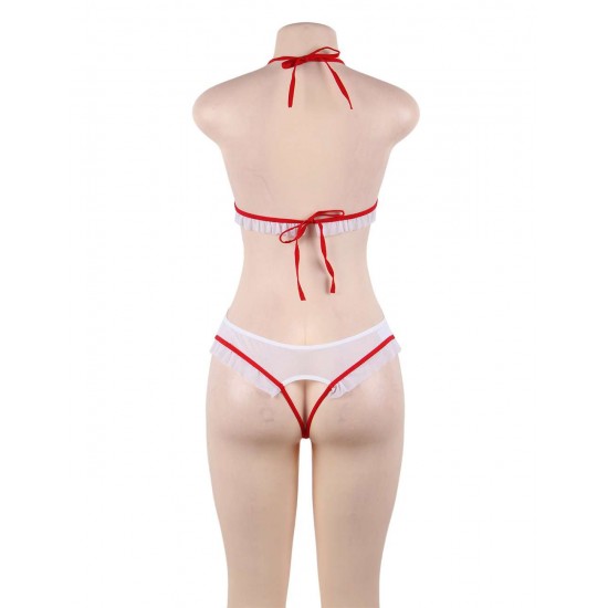 Plus Size Sexy Nurse Costume Teddy