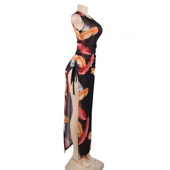 High Fashionable Ladies Tease Maxi Dress 