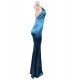 Elegant Halter Satin Slim Maxi Dress