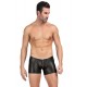 Men's Leather Pants With Exposed Hips