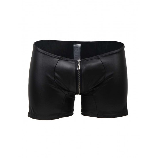 Men's Leather Pants With Exposed Hips