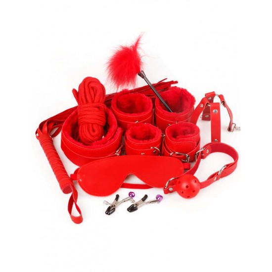 Red Leather Bondage Adult Sexy Toys Sm Sexy Product