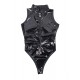  Temptation Uniform Tight Body Piece Corset Leather  Underwear