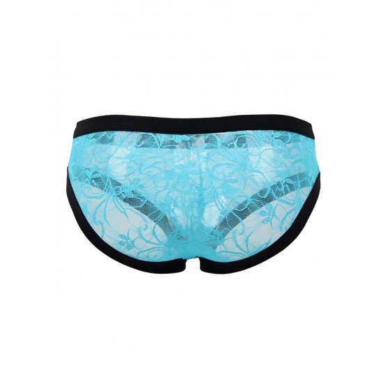 Sexy Blue Lace Panty For Men