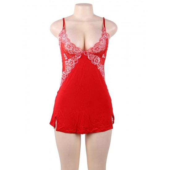 Red Sexy Fashion High Quality Women Pajama Set